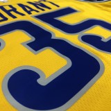 Golden State Warriors  Yellow #35 DURANT 1:1  Quality NBA Season Jerseys