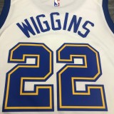 Golden State Warriors  White #22 WIGGINS 1:1  Quality NBA Season Jerseys