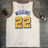 Golden State Warriors White San Francisco #22 WIGGINS  1:1  Quality NBA Season Jerseys