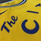 2021 Golden State Warriors Yellow Tram City Edition #11 THOMPSON 1:1  Quality NBA Season Jerseys