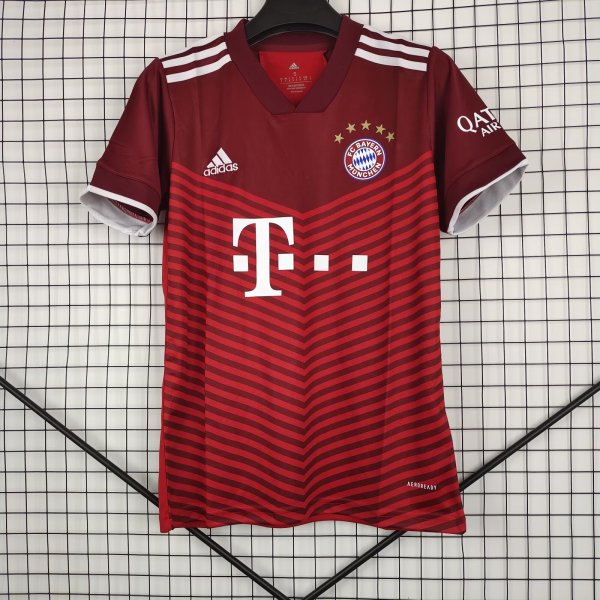 2021/2022 Bayern Home Fans Retro 1:1 Quality Soccer Jersey