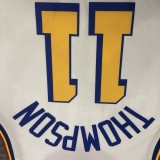 Golden State Warriors White San Francisco  #11 THOMPSON  1:1  Quality NBA Season Jerseys