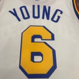 Golden State Warriors White San Francisco #6 YOUNG 1:1  Quality NBA Season Jerseys