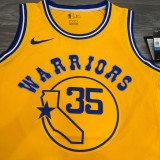 Golden State Warriors  Yellow #35 DURANT 1:1  Quality NBA Season Jerseys