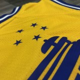 2021 Golden State Warriors Yellow Tram City Edition #11 THOMPSON 1:1  Quality NBA Season Jerseys