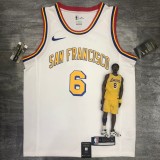 Golden State Warriors White San Francisco #6 YOUNG 1:1  Quality NBA Season Jerseys