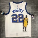 Golden State Warriors  White #22 WIGGINS 1:1  Quality NBA Season Jerseys