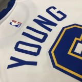 Golden State Warriors  White #6 YOUNG 1:1  Quality NBA Season Jerseys