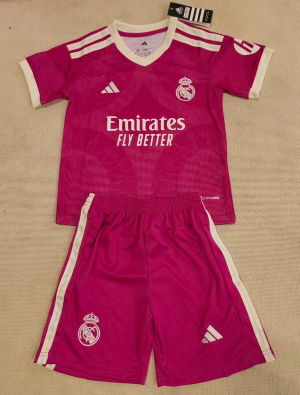 26/27（2026）Real Madrid   Third  Kids Kits 1:1 Quality Soccer Jersey