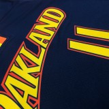 2021 Golden State Warriors V-neck Black City Edition #11 THOMPSON  1:1  Quality NBA Season Jerseys