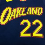 2021 Golden State Warriors V-neck Black City Edition #22 WIGGINS  1:1  Quality NBA Season Jerseys