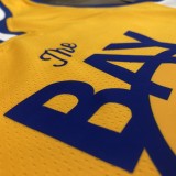 2021 Golden State Warriors Blue V-Neck  Yellow JORDAN #35 DUEANT  1:1  Quality NBA Season Jerseys