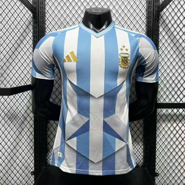 26/27 （2026）Argentina X Water Chestnut  Special Edition White Blue  Player  1:1  Quality Soccer Jersey