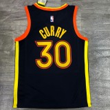 2021 Golden State Warriors V-neck Black City Edition #30 CURRY  1:1  Quality NBA Season Jerseys