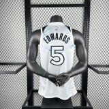 2025  Minnesota Timberwolves City Edition #5 EDWARDS 1:1 Quality NBA Jersey