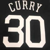 2019  Golden State Warriors Black V-Neck City Edition #30 CURRY  1:1  Quality NBA Season Jerseys