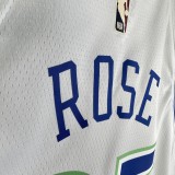 2024  Minnesota Timberwolves Forest Wolf Retro #25 ROSE 1:1 Quality NBA Jersey