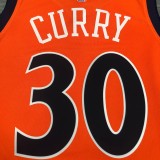 Golden State Warriors Orange Rookie #30 CURRY 1:1  Quality NBA Season Jerseys
