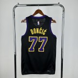 2026 Los Angeles Lakers City Edition Black #77 DONCIC 1:1 Quality NBA Jersey
