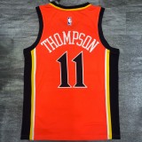 Golden State Warriors Orange Rookie #11 THOMPSON 1:1  Quality NBA Season Jerseys