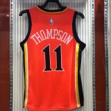 Golden State Warriors Orange Rookie #11 THOMPSON 1:1  Quality NBA Season Jerseys