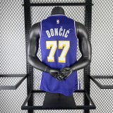 2026 Los Angeles  Lakers Flyers Limited Edition Blue  #77 DONCIC 1:1 Quality NBA Jersey