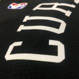 2019  Golden State Warriors Black V-Neck City Edition #30 CURRY  1:1  Quality NBA Season Jerseys