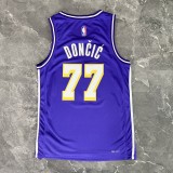 2026 Los Angeles  Lakers Flyers Limited Edition Blue  #77 DONCIC 1:1 Quality NBA Jersey