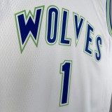 2024  Minnesota Timberwolves Forest Wolf Retro #1 ANDERSON 1:1 Quality NBA Jersey