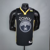 2019  Golden State Warriors Black V-Neck City Edition #35 DURANT  1:1  Quality NBA Season Jerseys