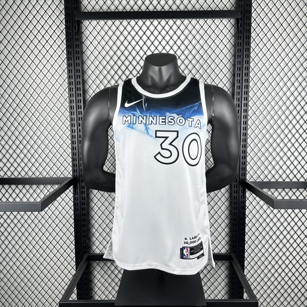 2025  Minnesota Timberwolves City Edition #30 RANDLE 1:1 Quality NBA Jersey