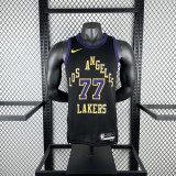 2026 Los Angeles Lakers City Edition Black #77 DONCIC 1:1 Quality NBA Jersey