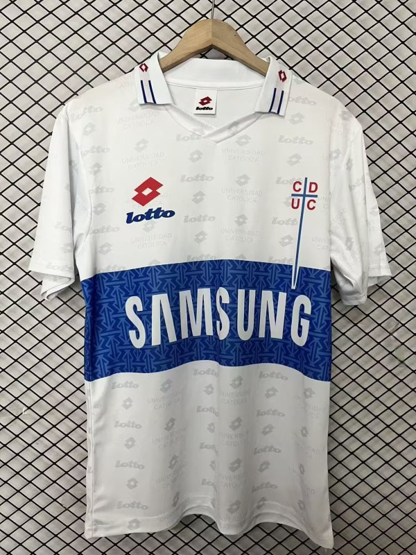 1996  Universidad Católica (Chile)  Home  Fans  Retro 1:1 Quality Soccer Jersey