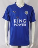 2015/2016 Leicester City Home Fans Retro 1:1 Quality Soccer Jersey