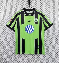1999/2000 VfL Wolfsburg  Away Fans Retro 1:1 Quality Soccer Jersey
