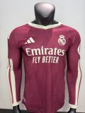 26/27（2026） Real Madrid Third Long Sleeve Player 1:1 Quality Soccer Jersey