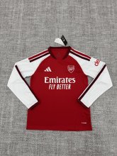 26/27 (2026） Arsenal Home Long Sleeve Fans 1:1 Quality Soccer Jersey