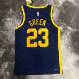 2023 Golden State Warriors Blue Jordan #23 GREEN 1:1  Quality NBA Season Jerseys