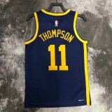 2023 Golden State Warriors Blue Jordan #11 THOMPSON  1:1  Quality NBA Season Jerseys