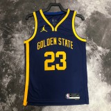 2023 Golden State Warriors Blue Jordan #23 GREEN 1:1  Quality NBA Season Jerseys