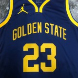 2023 Golden State Warriors Blue Jordan #23 GREEN 1:1  Quality NBA Season Jerseys