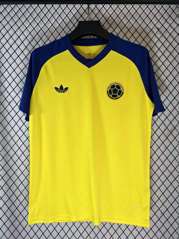 26/27（2026）Colombia Pre match uniform Fans 1:1 Quality Soccer Jersey