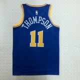 2023 Golden State Warriors Blue Retro #11 THOMPSON   1:1  Quality NBA Season Jerseys