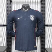 26/27 USA  Away Long Sleeve Player 1:1 Quality Soccer Jersey