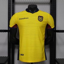 26/27（2026） Ecuador Home Yellow Player 1:1 Quality Soccer Jersey