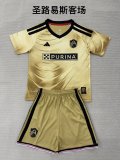 26/27 (2026)  St. Louis City SC Away  Kids 1:1 Quality Soccer Jersey