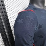 26/27 USA  Away Long Sleeve Player 1:1 Quality Soccer Jersey