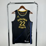 2025 Golden State Warriors BLACK JORDAN #22 WIGGINS 1:1  Quality NBA Season Jerseys