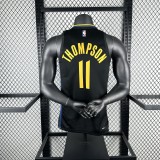 2025 Golden State Warriors BLACK JORDAN #11 THOMPSON  1:1  Quality NBA Season Jerseys