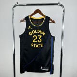 2025 Golden State Warriors BLACK JORDAN #23 GREEN  1:1  Quality NBA Season Jerseys
